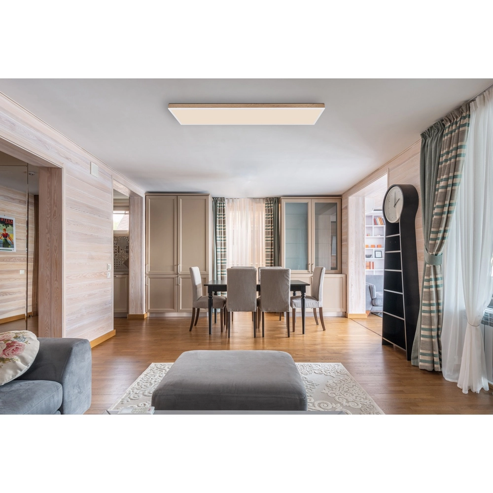 Design-Deckenlampe Doro 120 cm Holz Globo 9007371448166