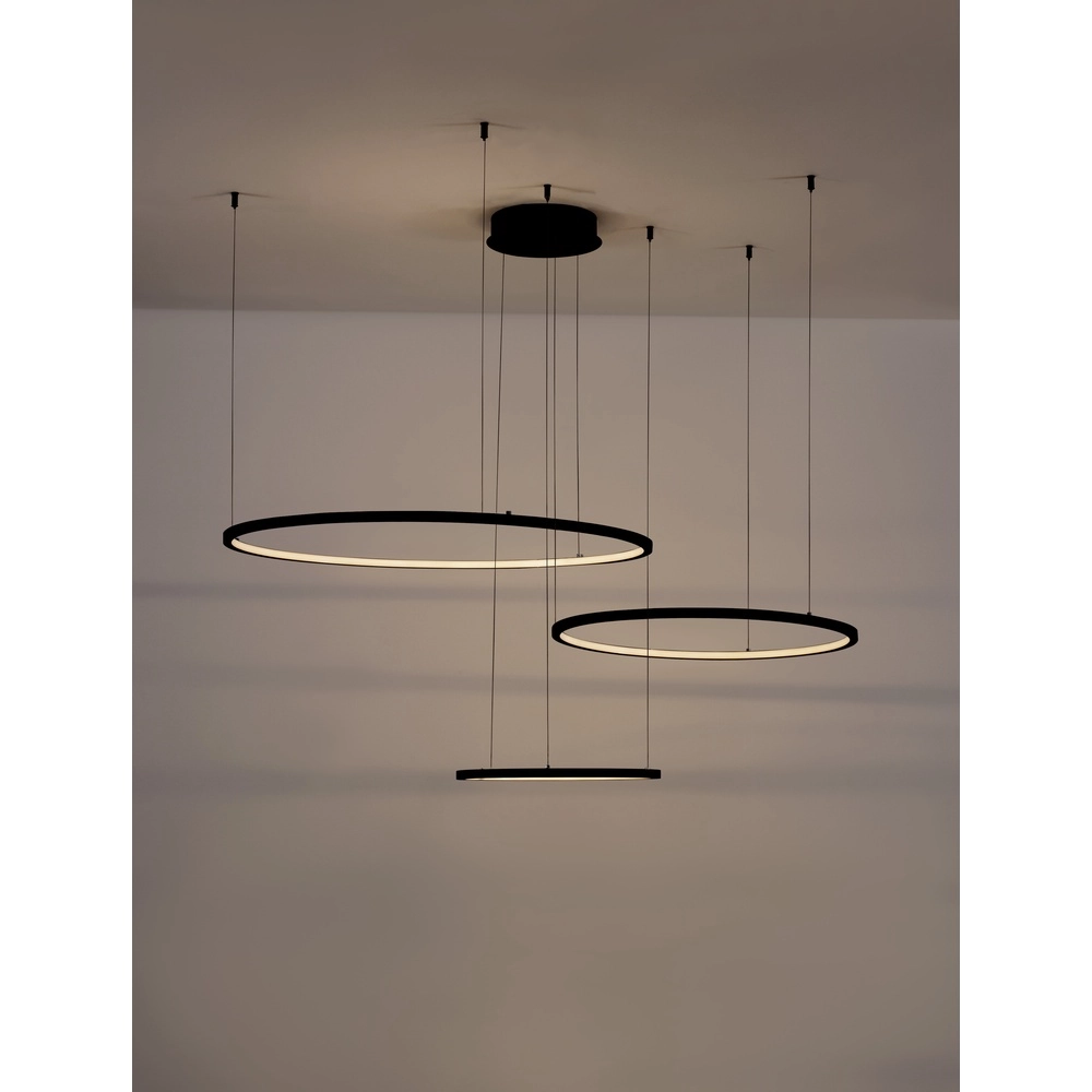 Design-Pendelleuchte Purple schwarz