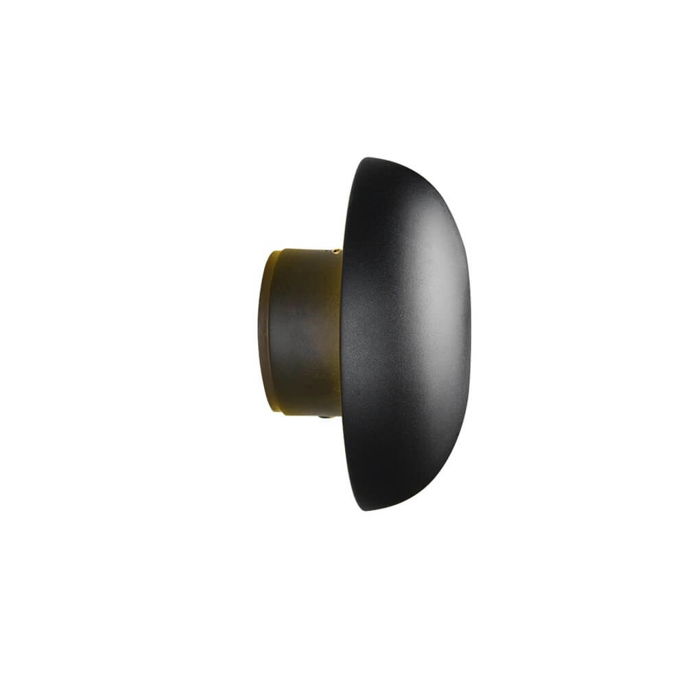 Schwarze Wandleuchte Davey Ø 15cm Trio 4017807643794