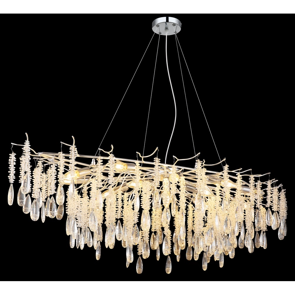 Pendellampe Kinga Silbergrau 150 cm Globo 9007371575992