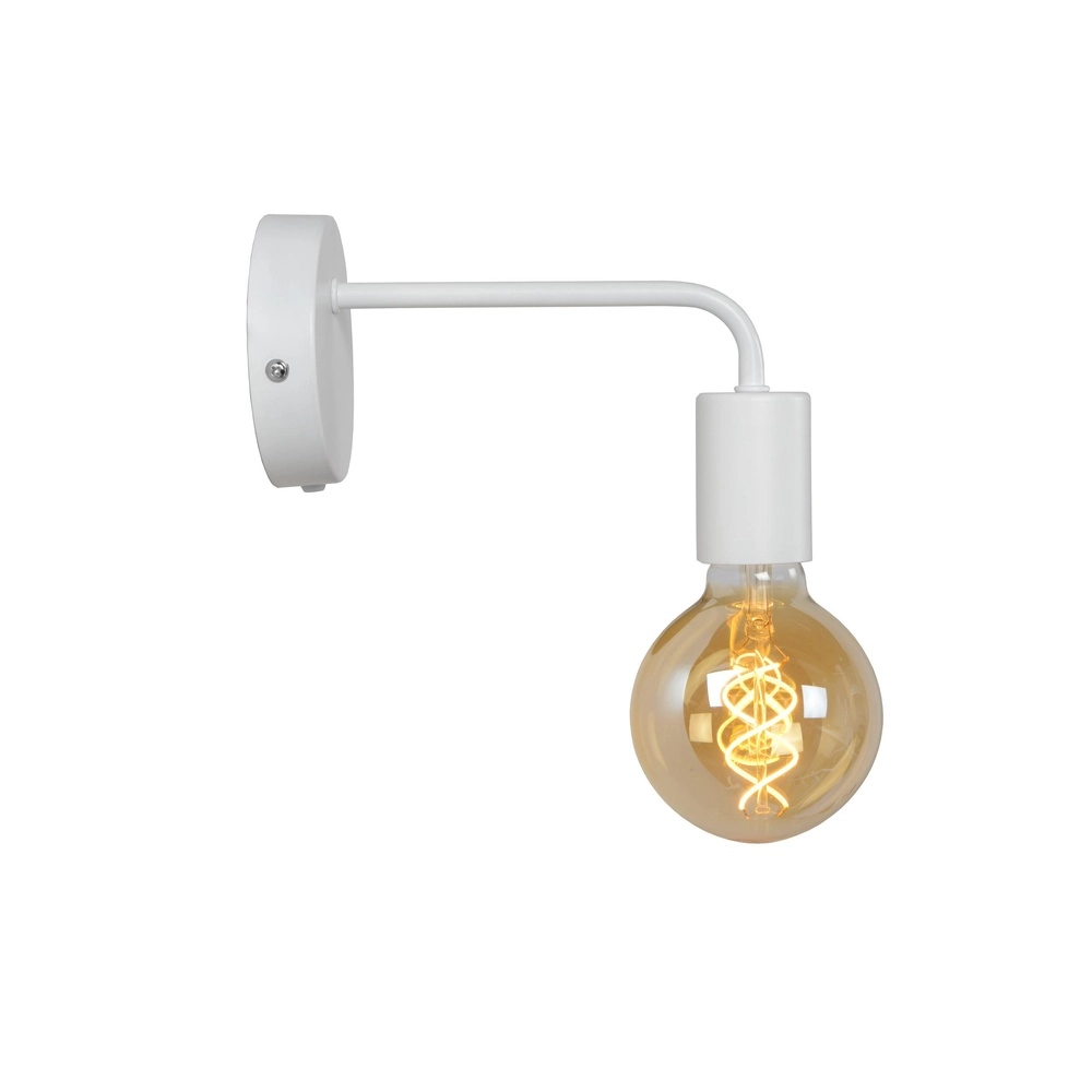 Weiße Wandlampe Scott Konstruktion Lucide 5411212450661