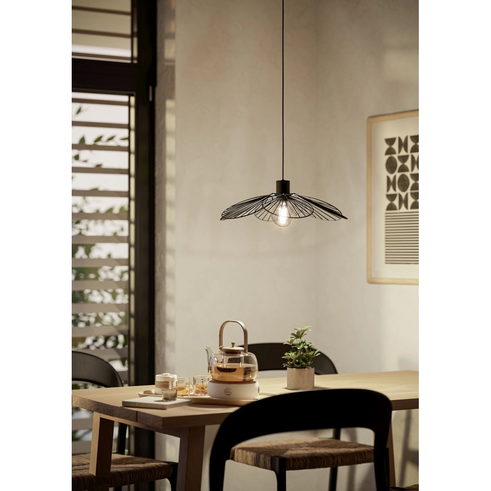 Pendellampe Binacua schwarzer Ø 45 cm