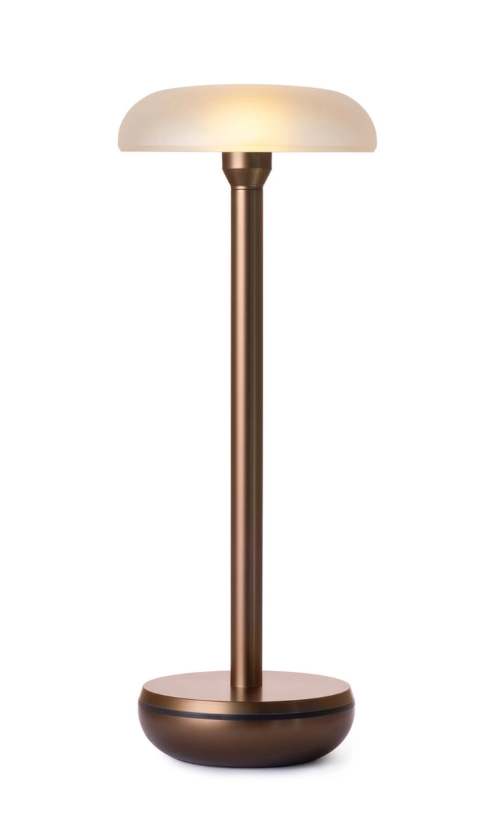 Air Bronze - Frosted Wiederaufladbare Tischlampe