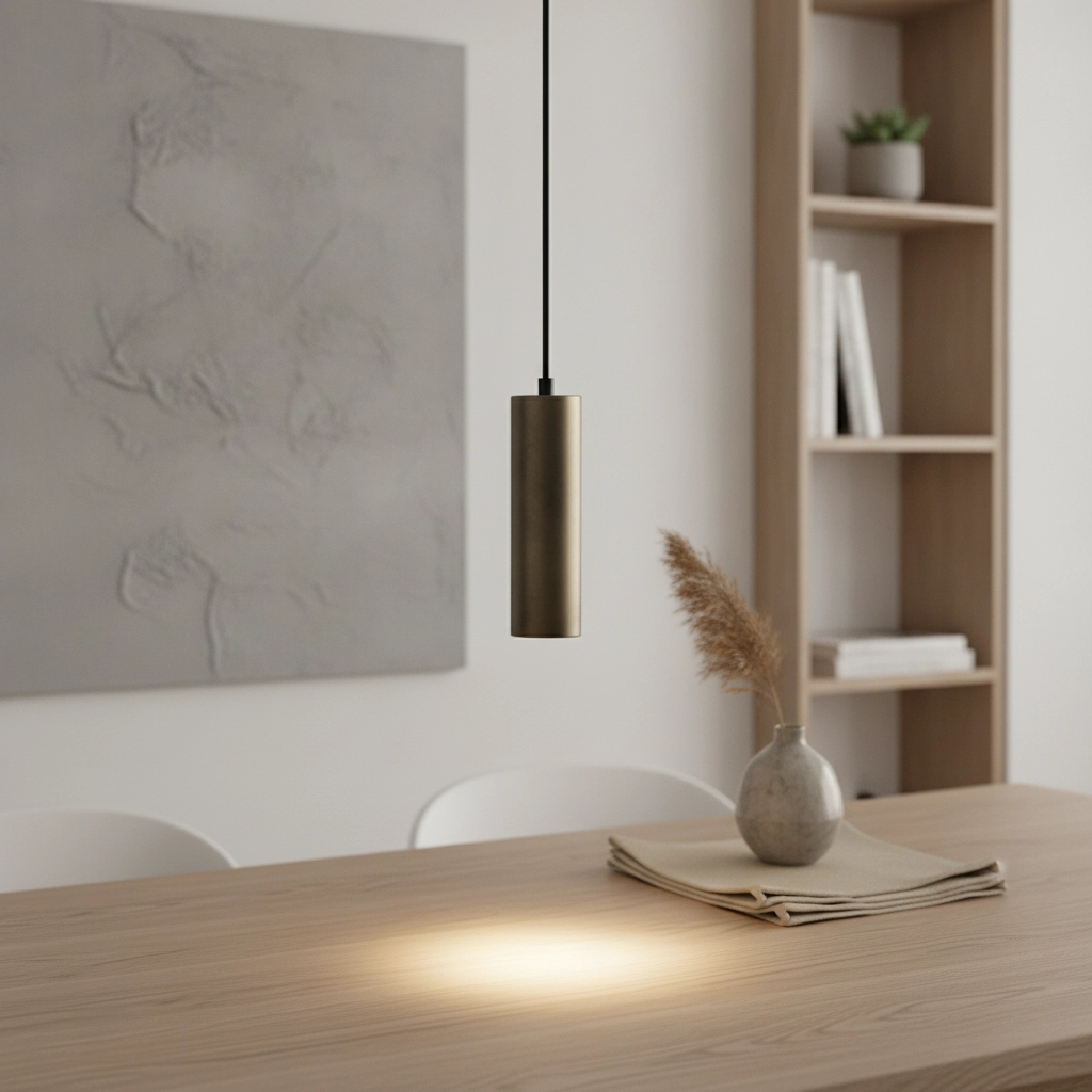 Design-Pendelleuchte Milano helle Bronze 25cm