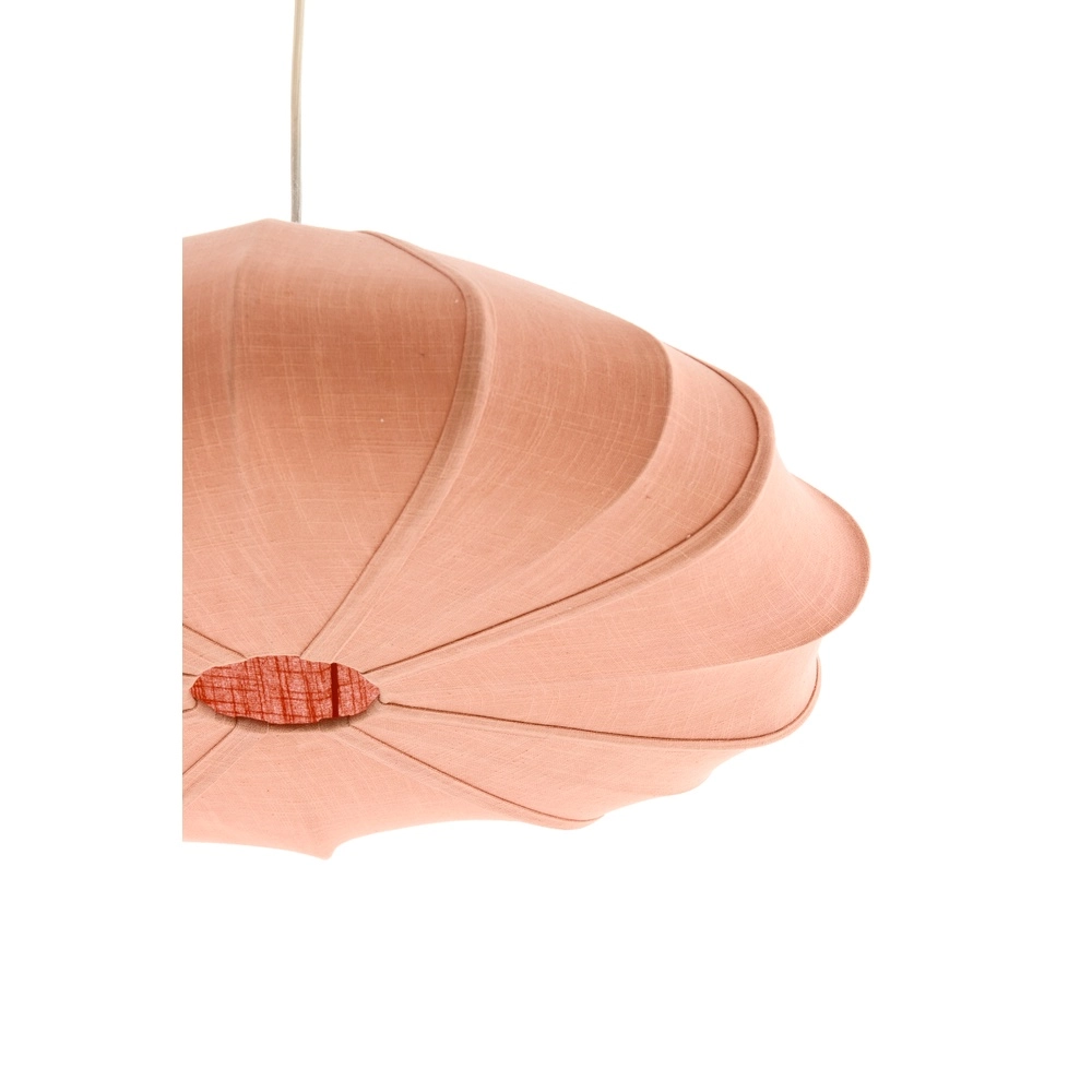 Stoff-Pendellampe Cesano Ø 50cm – hellrosa Light & Living 8717807779283