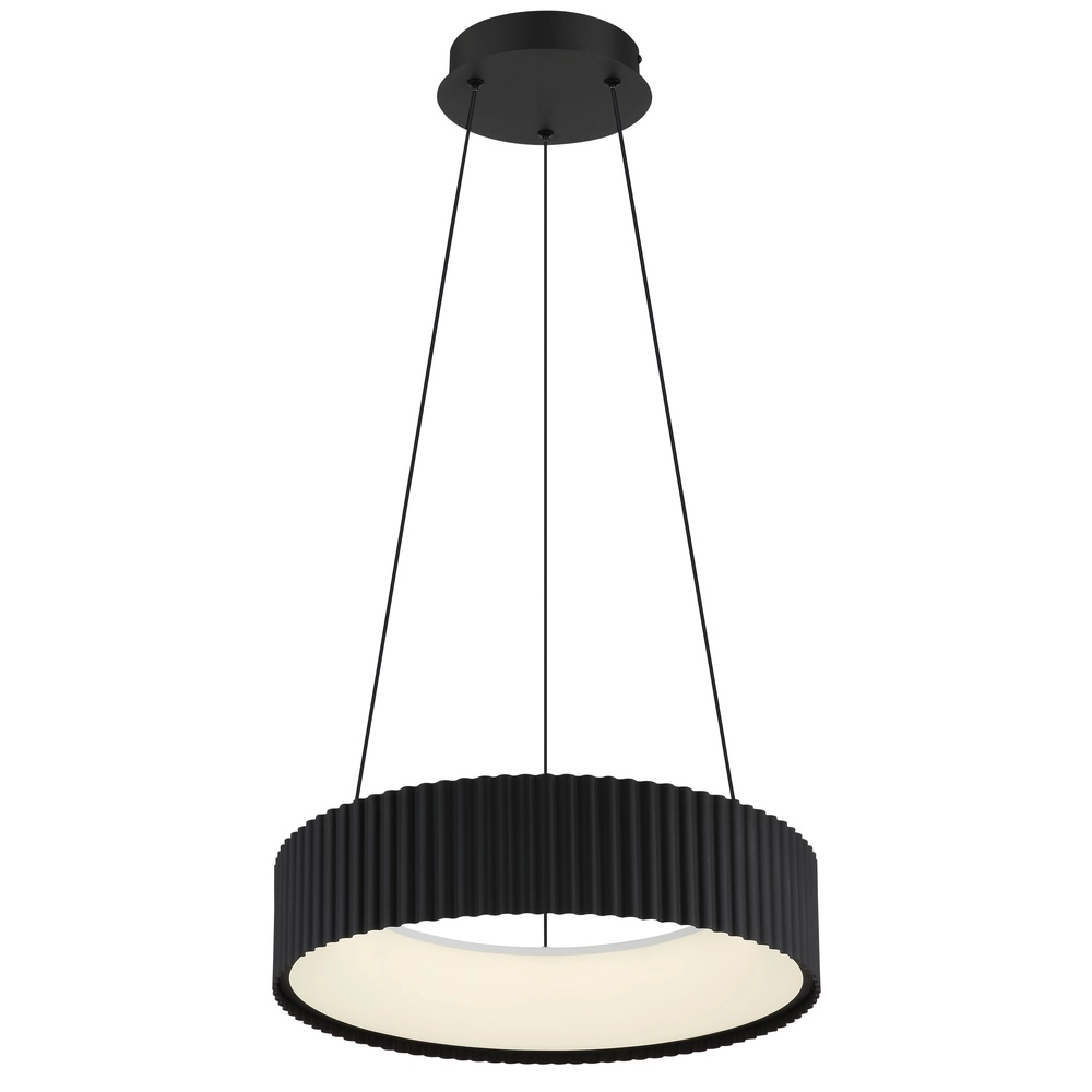Design-Pendellampe Kemp schwarz Ø 46 cm Globo 9007371569274