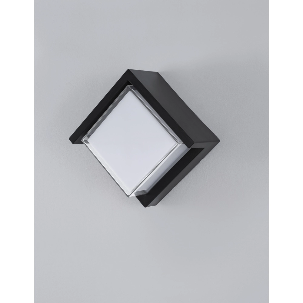 Design-Wandleuchte Max quadratisch grau Lyora 5212017425904