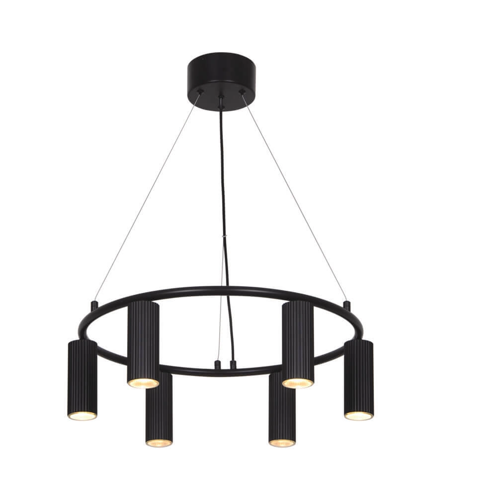 Design-Pendelleuchte Vico schwarz 6-flammig Nordlux 5704924024481