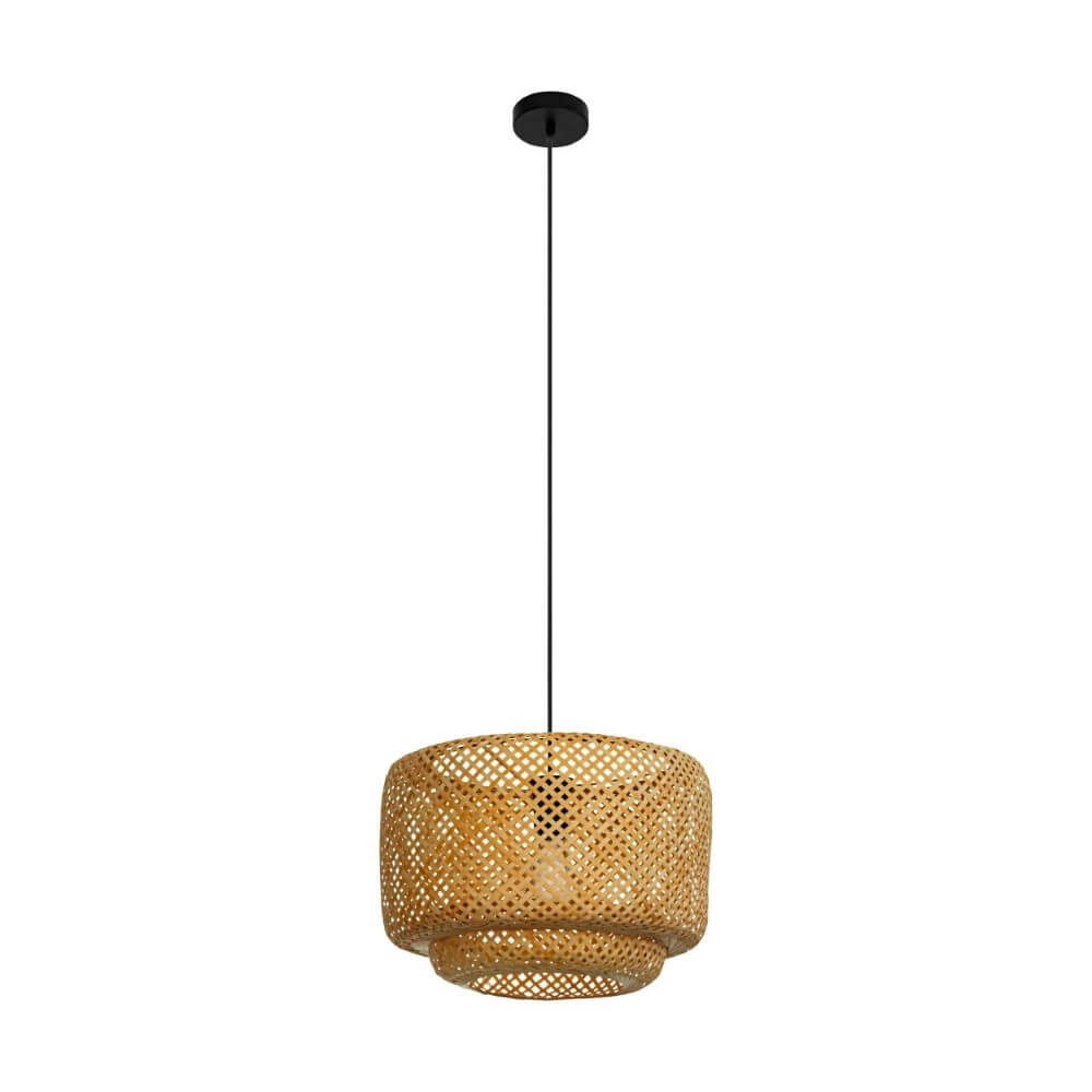 Hängelampe Hettonle mit Rattanschirm Eglo 9002759438685