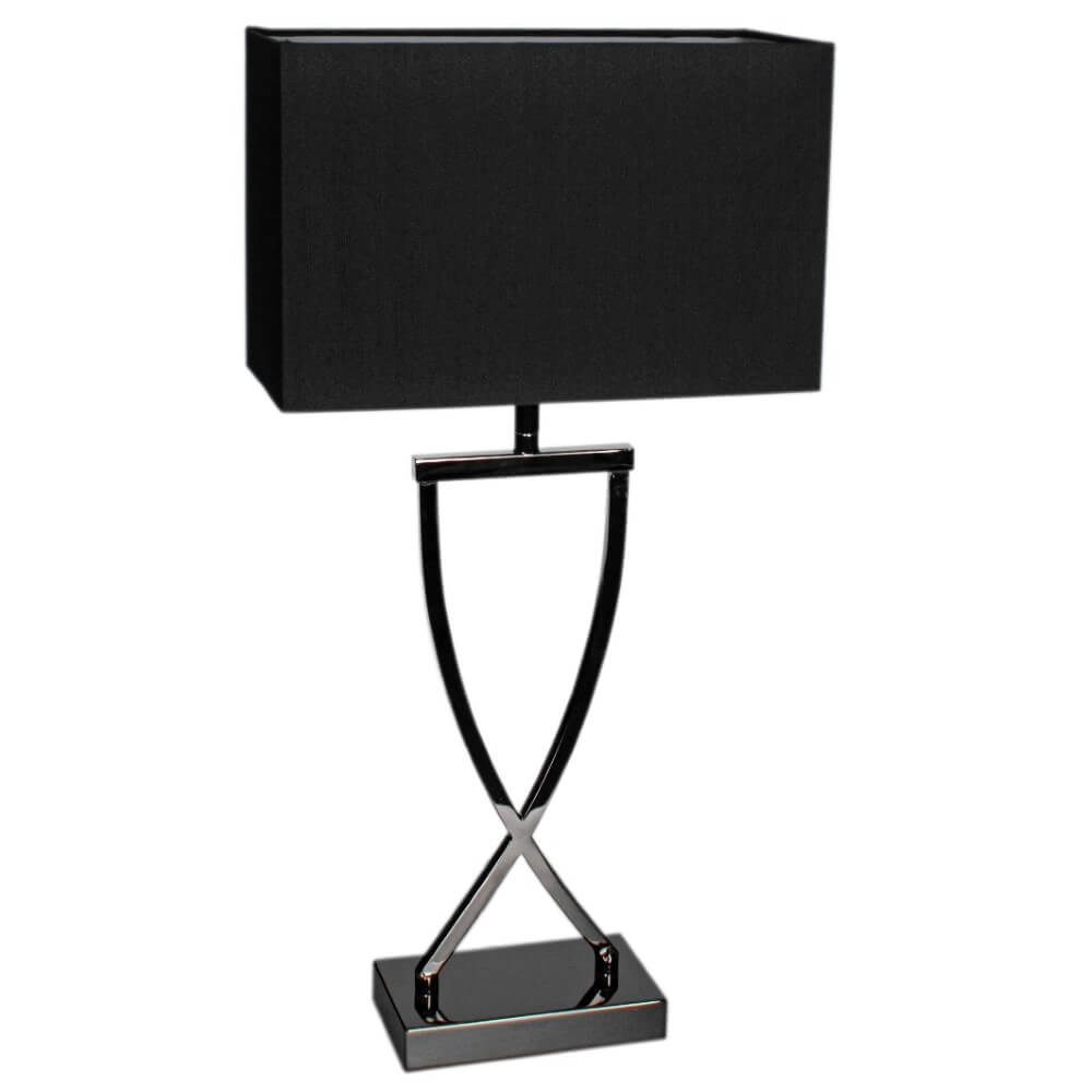 Tischlampe Omega schwarz 52cm