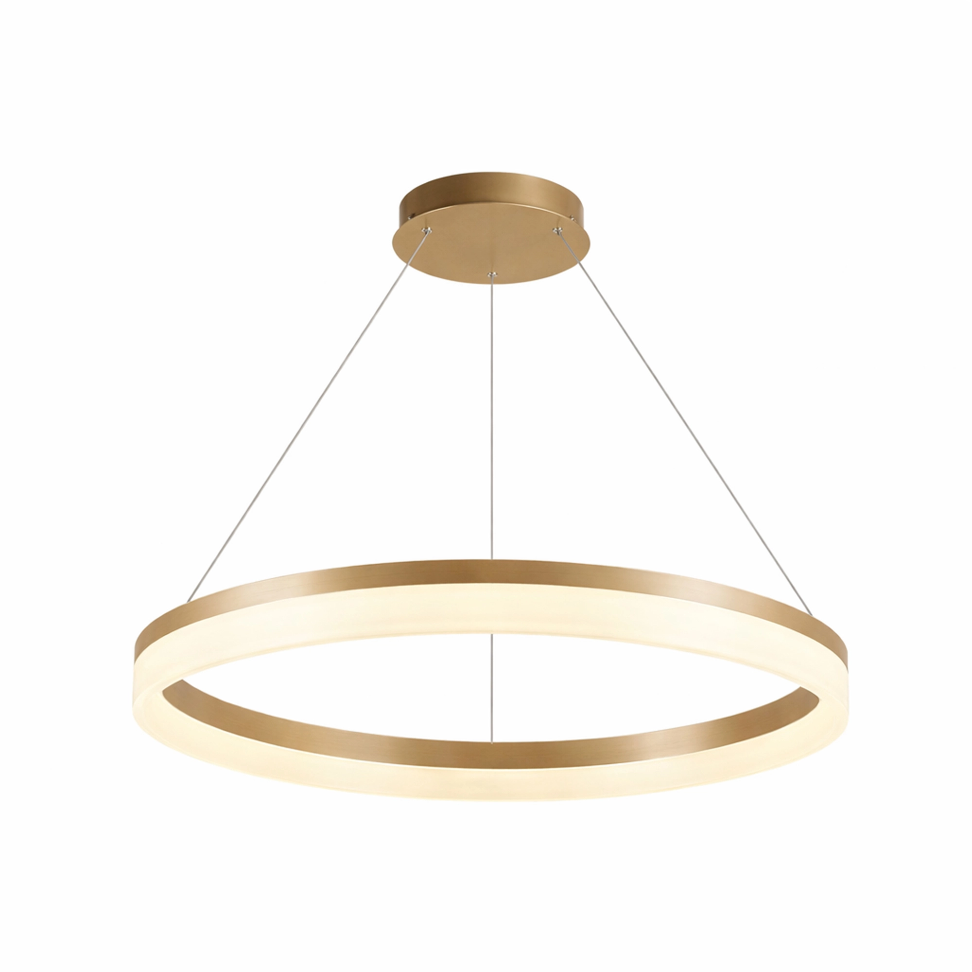 Elegante Pendellampe Ara Ø 60cm Gold Lyora 5053423316086