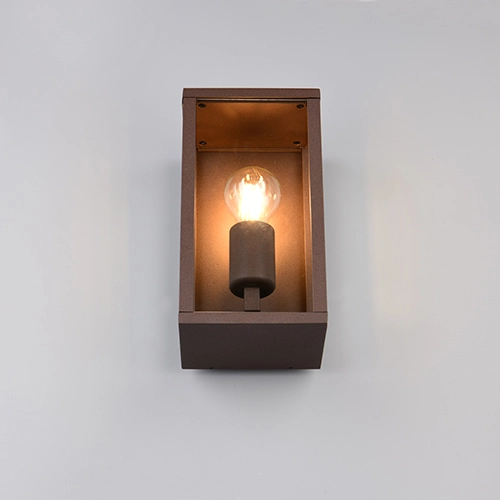 Moderne Wandlampe Garonne S rostbraun Trio 4017807687378