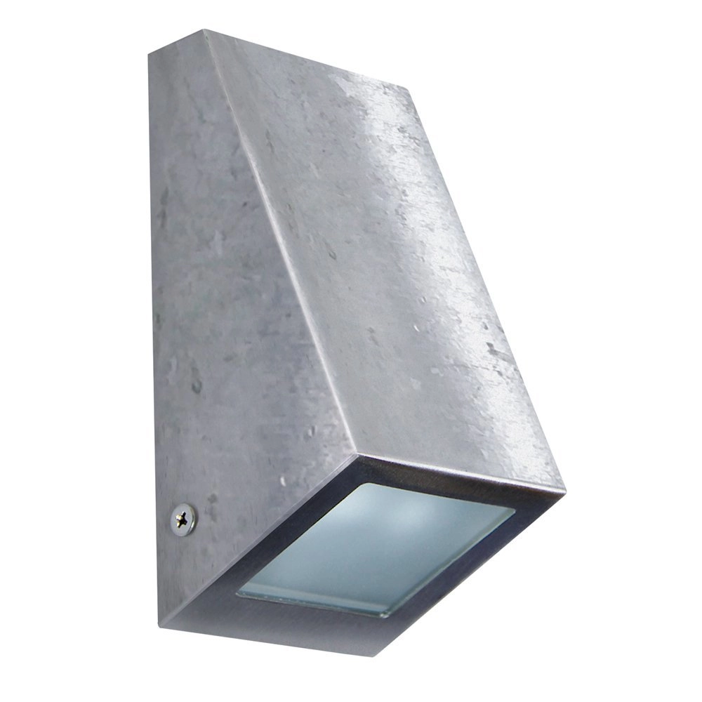Wandlampe Downlighter S verzinkt