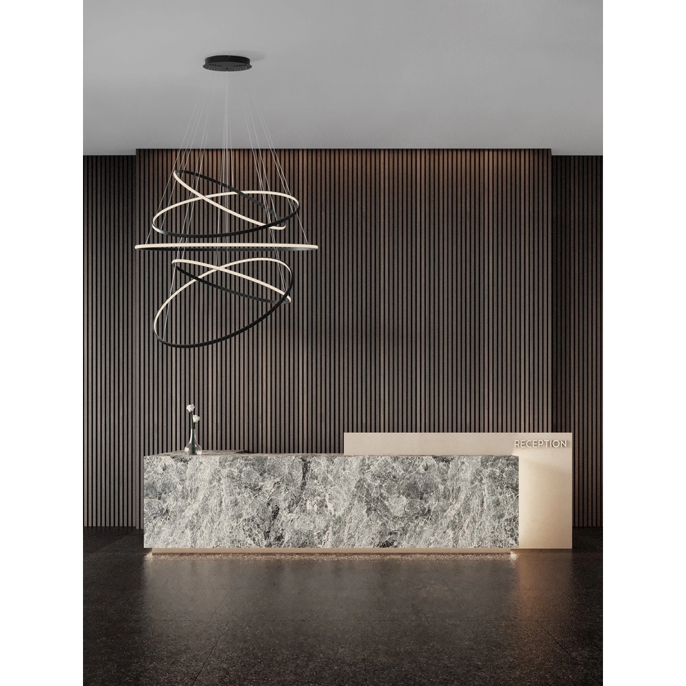 Design-Pendelleuchte Maelo schwarz Ø 120cm Lyora 5212017479730