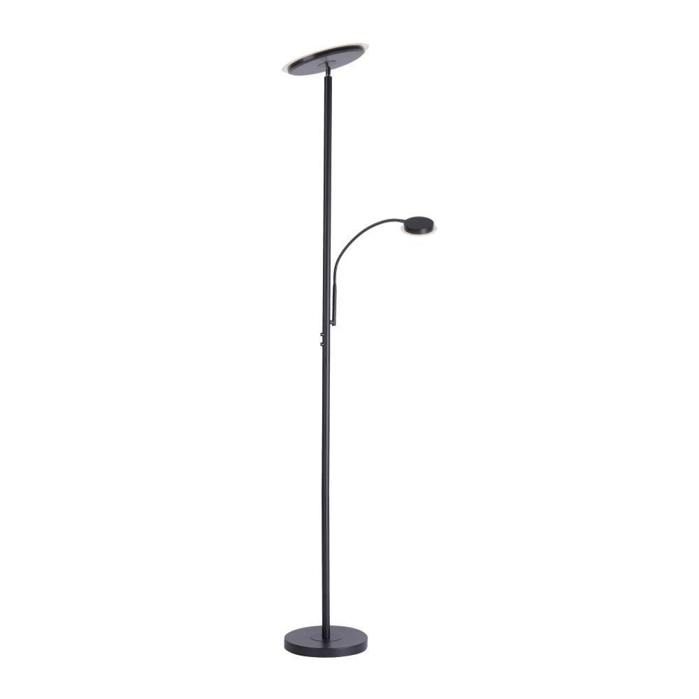 Schwarze Leselampe Hans Just Light 4043689972998