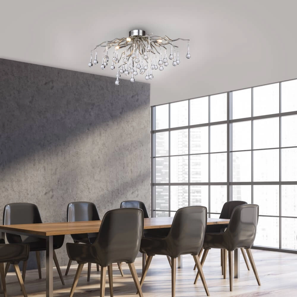 Kronleuchter Icicle Metall 60cm Paul Neuhaus 4012248352076