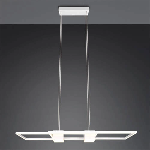 LED-Hängelampe Büro Albany Weiß Trio 4017807610338