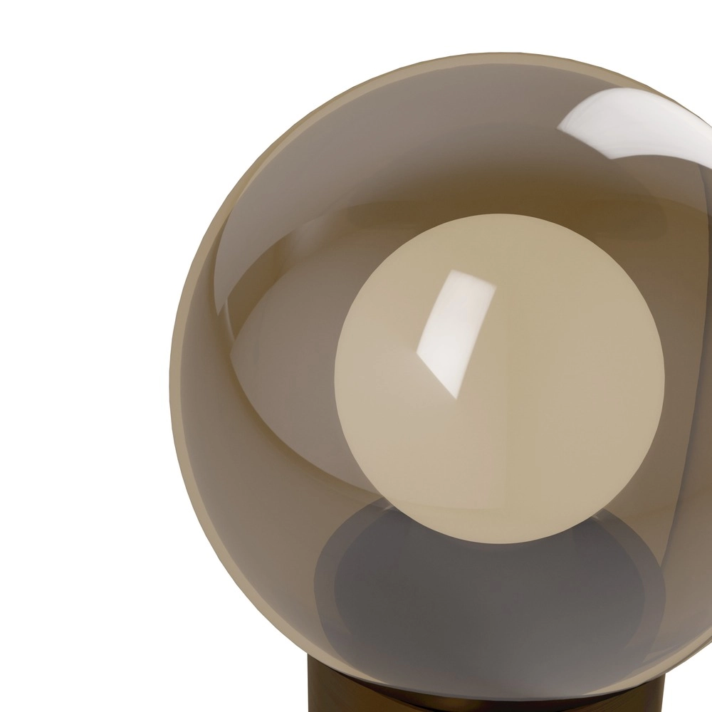Design-Tischlampe Bravino Kupferbronze