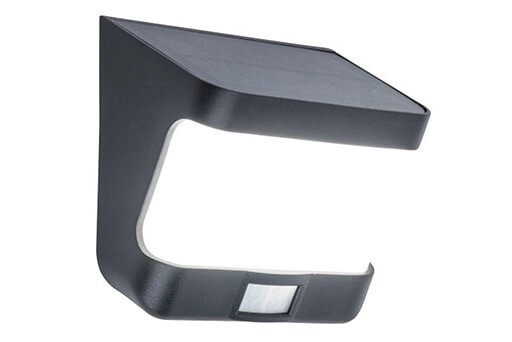 Solar wall lamp Try black Lutec 6939412011899