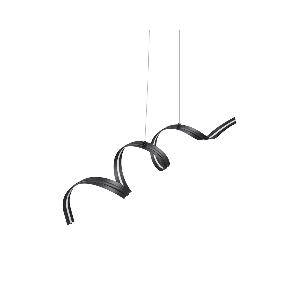 Moderne Pendellampe Tivor Schwarz Trio 4017807706291