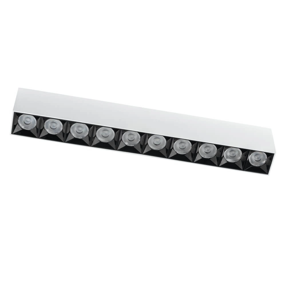 Weißer Aufbaustrahler Midi Led 10x1 LEDs - 3000K Lyora 5903139100502