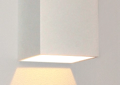 LED WandSpot Vegas250 Up - Down 2x4W - 2700K - 25cm weiß Artdelight 8719831734573