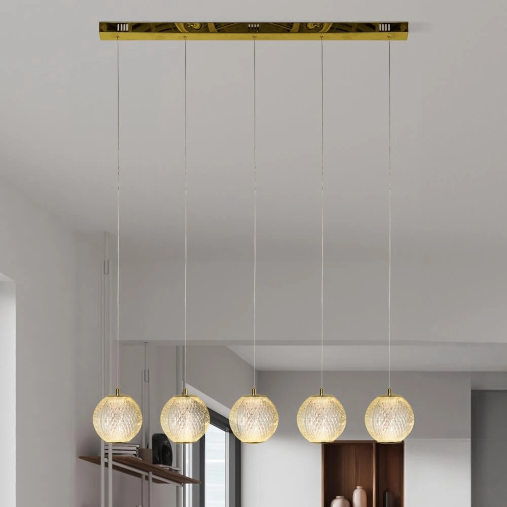 5-flammige Pendelleuchte Allure Orientalisch Searchlight 5053423273976