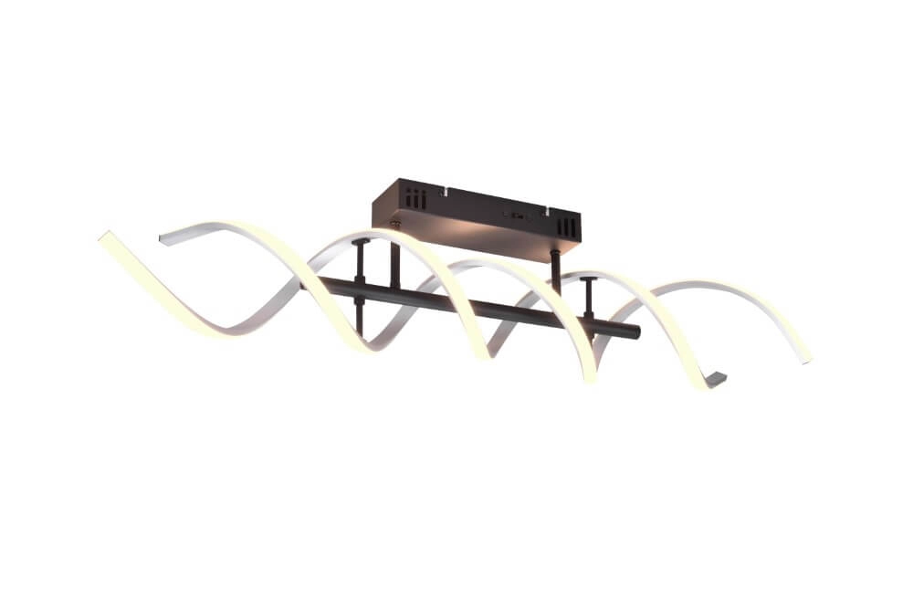 Designer-Deckenleuchte Sequence gebürstetes Metall Trio 4017807540741