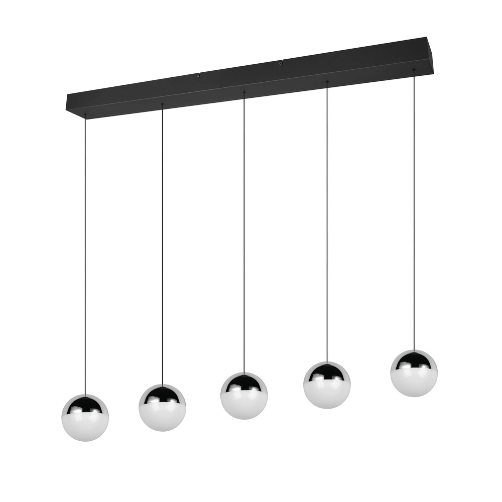 5-Licht Pendellampe Senta Chrom Trio 4017807685855