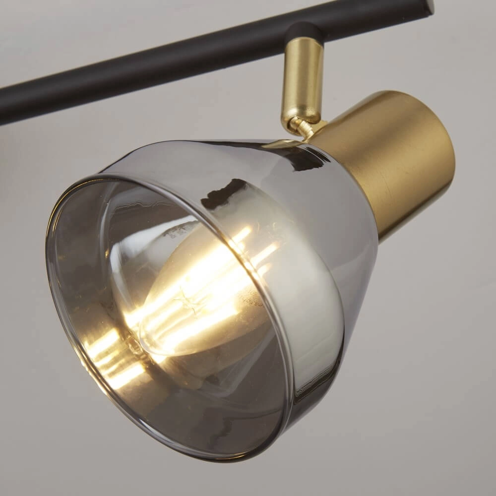 Deckenleuchte Westminster mit Rauchglas 3-flammig Searchlight 5053423227900