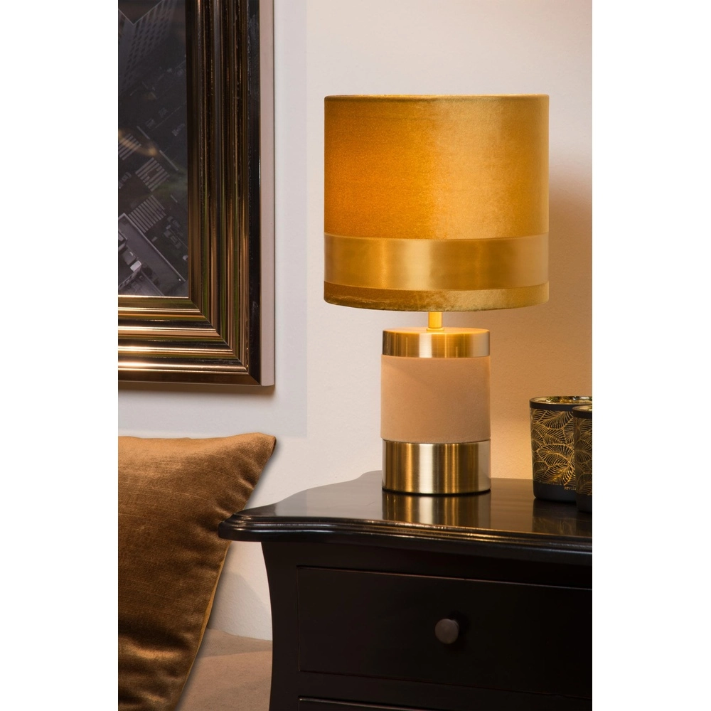 Design-Tischlampe Extravaganza Frizzle Gelb Lucide 5411212105264