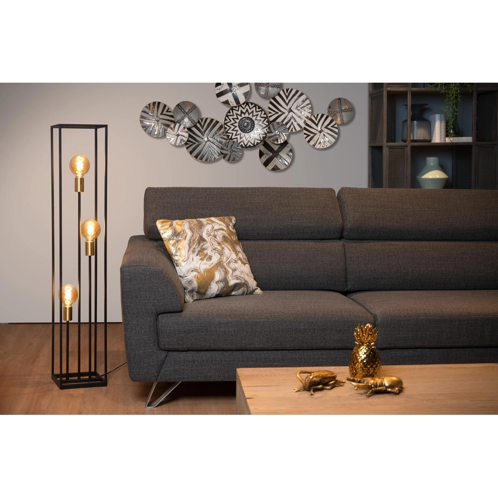 Stehlampe Ruben Schwarz Lucide 5411212000200