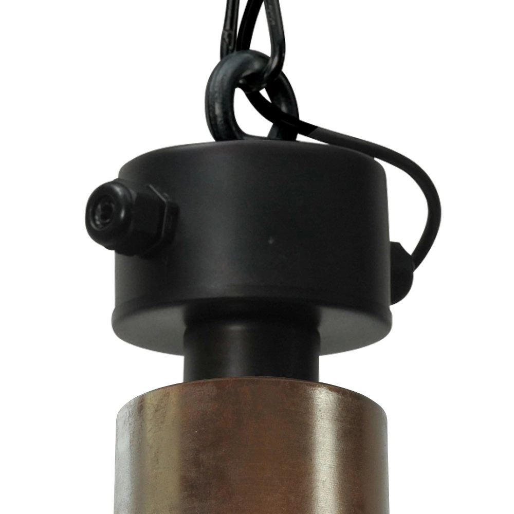 Pendelleuchte Industria 27 Kupferbraun mit schwarz Masterlight 8718121232478