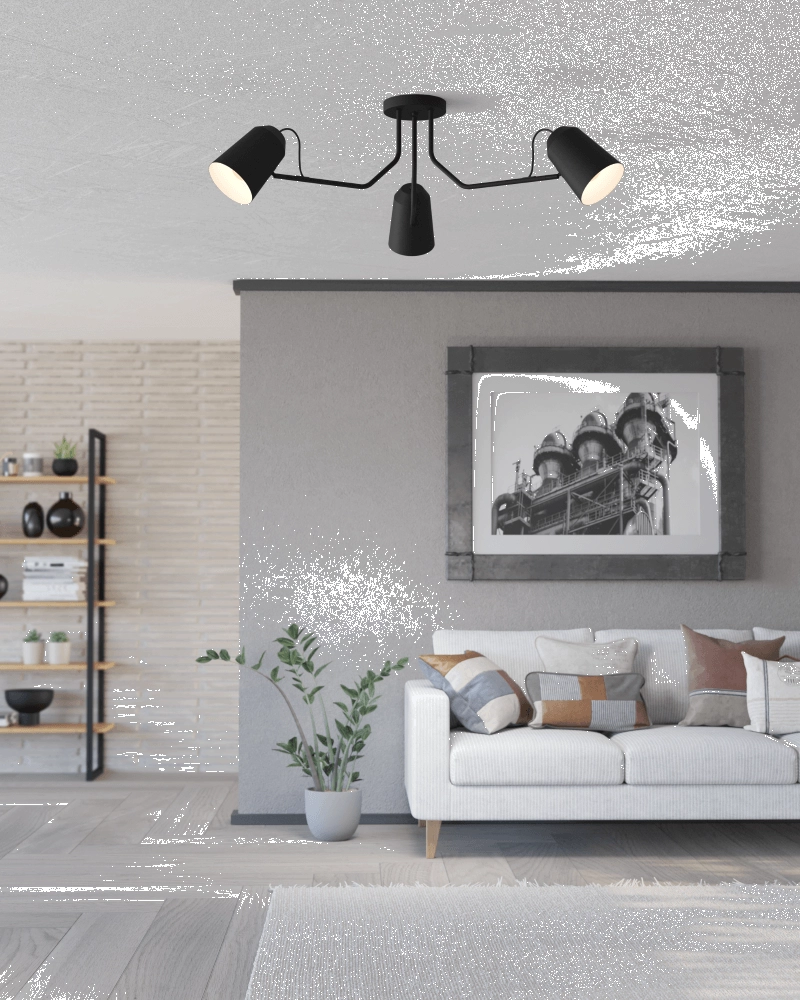 Spider-Deckenlampe Loreto Eglo 9008606235629