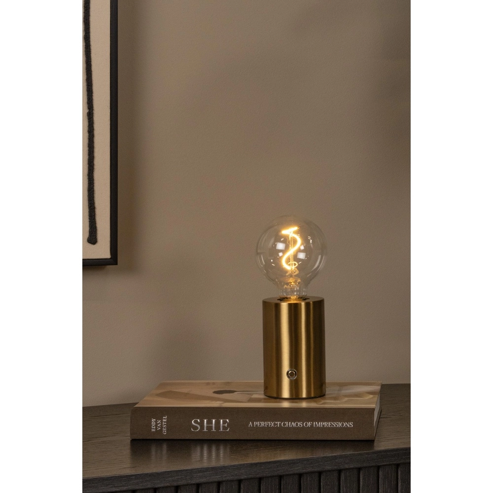 Wiederaufladbare Tischlampe Vivo Gold Lucide 5411212520845