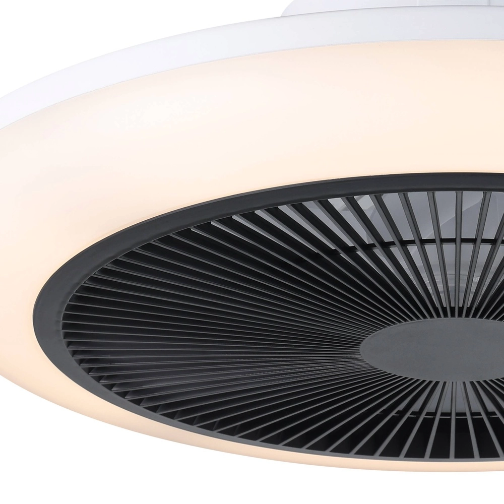 Deckenventilator Sayulita weiß mit schwarz Ø 46cm Eglo 9002759352349