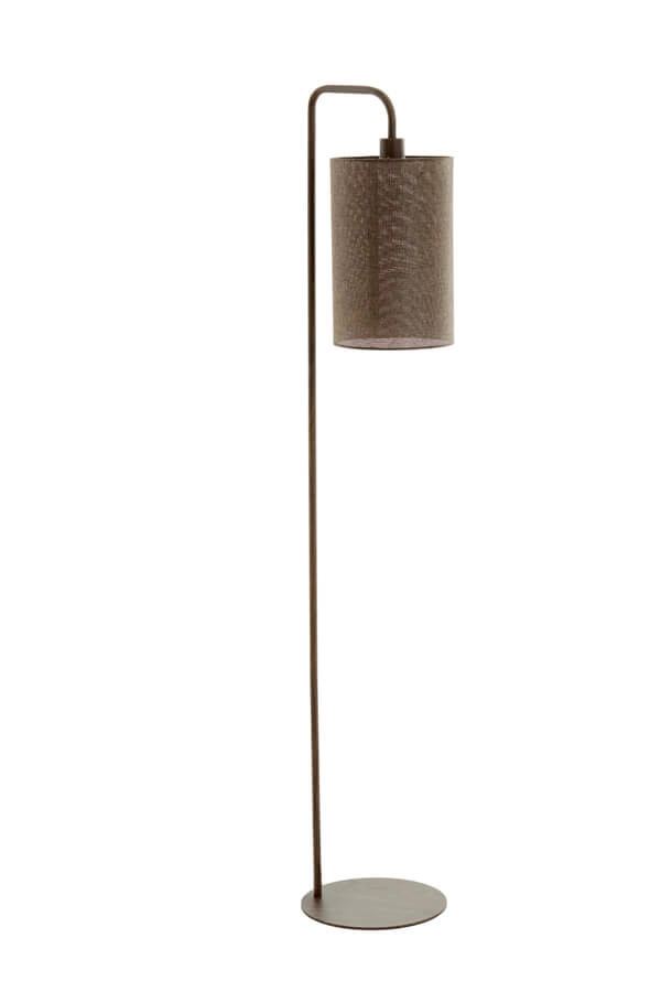 Stehlampe Donio dunkler Holzdruck Light & Living 8717807759568