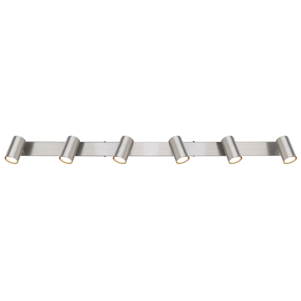 Deckenlampe 6-Licht Robby Nickel Globo 9007371430598
