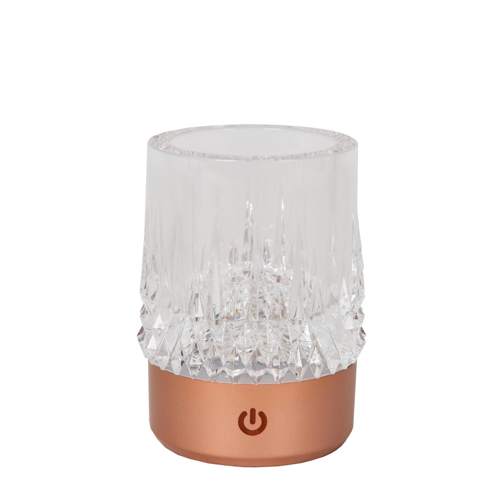 Wiederaufladbare Tischlampen Lily Set von 3 Kupfern