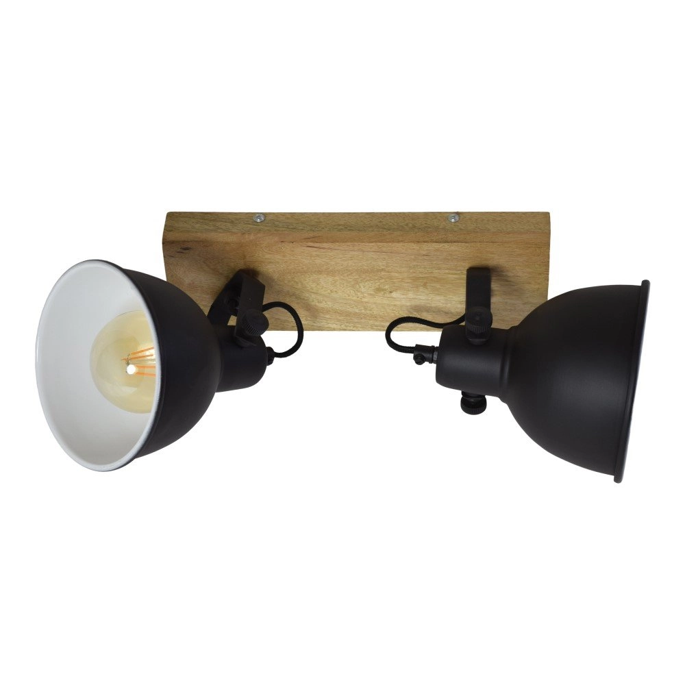 Deckenstrahler Woody Doppelter Vintage schwarz Urban Interiors 8719325467178