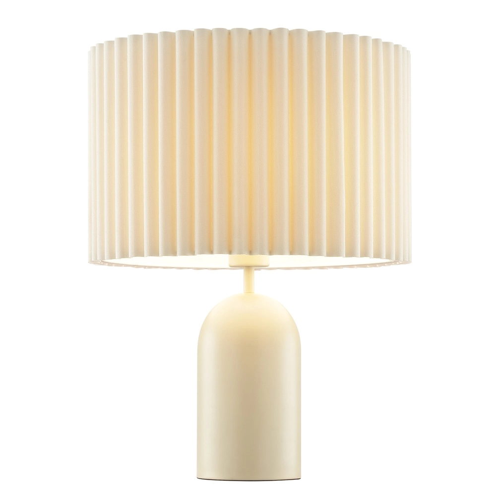 Tischlampe Velin Sandbraun