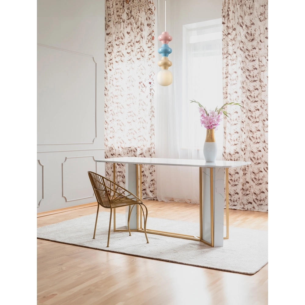 Pendelleuchte Clio L farbige Keramik mit weißem Glas Lyora 5212017461308