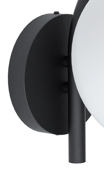 Design-Wand-Globuslampe Prata Vecchia Schwarz Eglo 9002759987312
