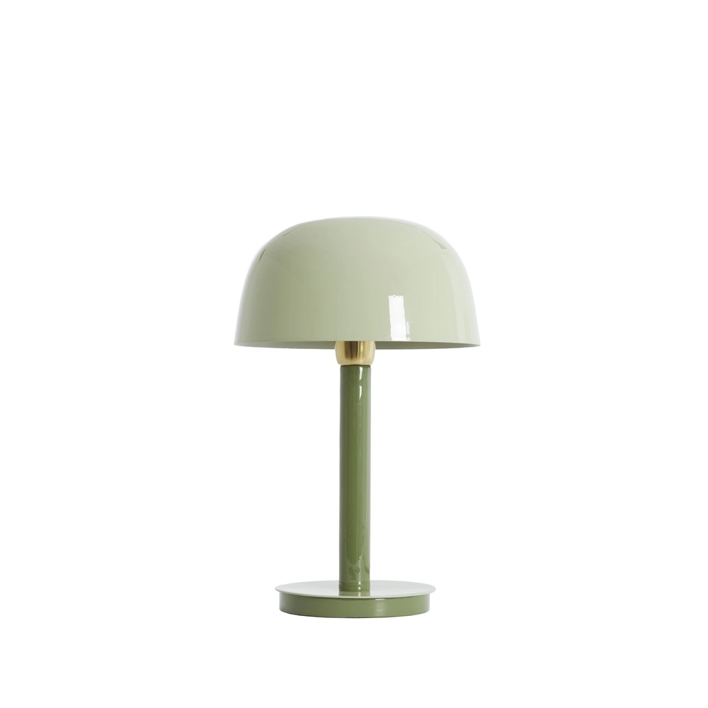 Schreibtischlampe Marivet Glanzgrün – Ø 25 cm
