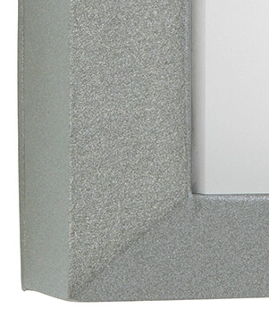 Quadratische Wandleuchte Parel 19cm-grau Albert 4007235965605
