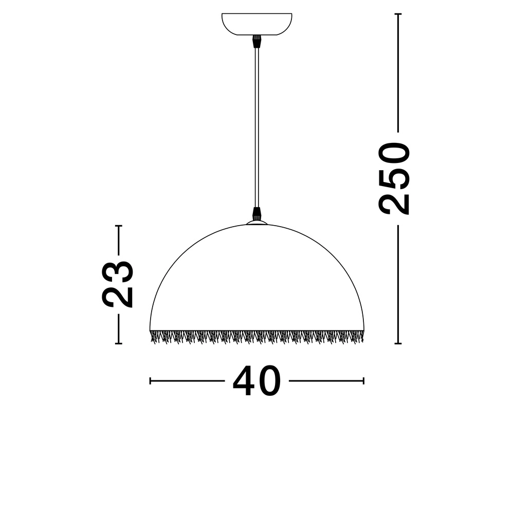 Pendelleuchte Lalu Ø 40cm Lyora 5212017468109