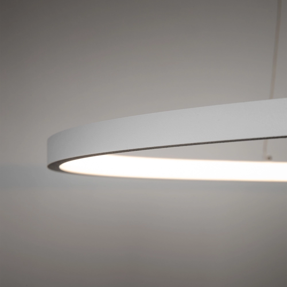 Design-Pendellampe Circolo Led weiß Ø 60 cm horizontal Lyora 5903139116046