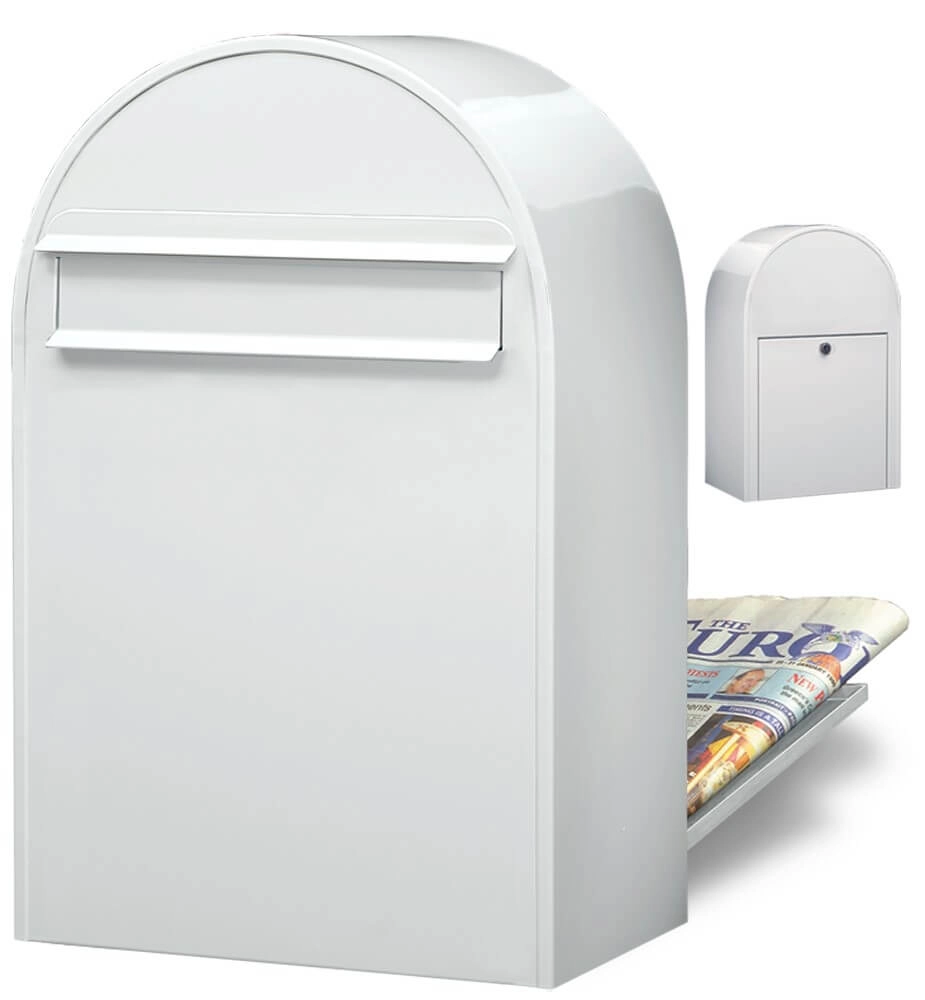 Briefkasten Classic B 9016 Weiß