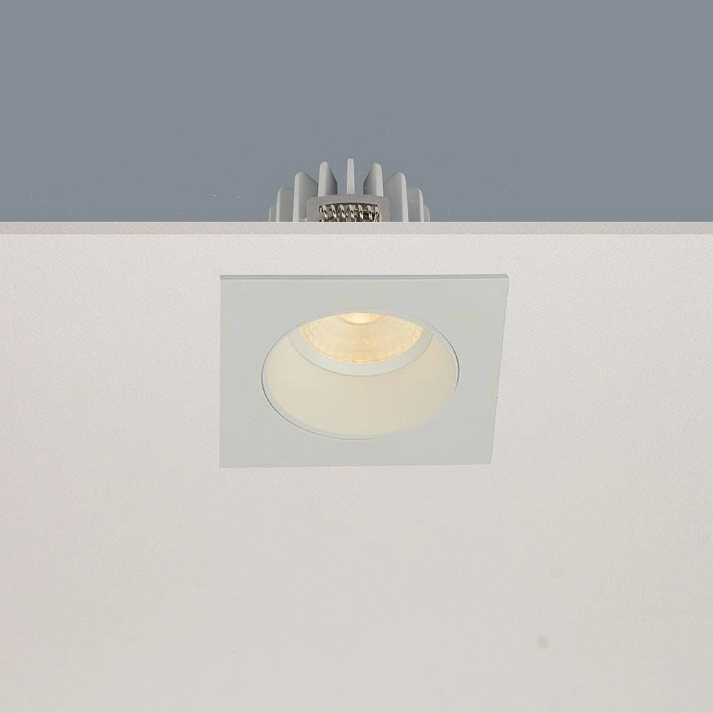 Weißer Einbaustrahler Downel 9cm Artdelight 8719831730414