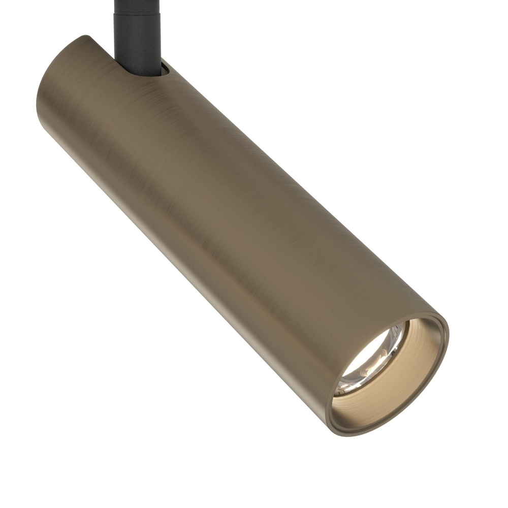 Oberflächenmontierter Spot Valproto 4-Licht Schwarz mit Bronze Eglo 9008606392070
